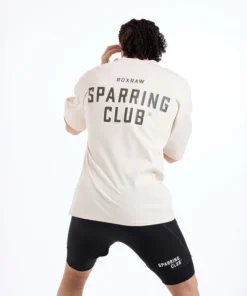 T-shirt Boxraw Sparring Club Oversize Beige