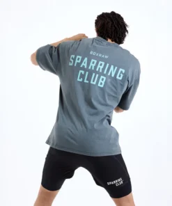 T-shirt Boxraw Sparring Club Oversize Gris