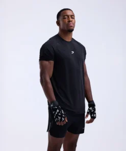 T-shirt technique Bivol x Boxraw Noir