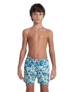 Bóxer de playa para niño arena Allover R – Agua/Multi
