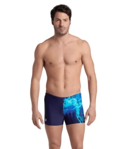Bañador short arena Feel para hombre Funny Spot – Azul Marino Multi
