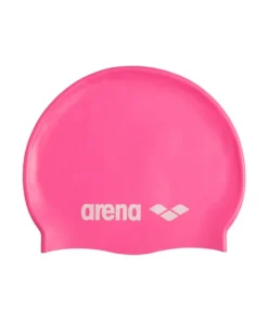 Gorro de natación arena unisex Classic Silicone – Rosa Brillante
