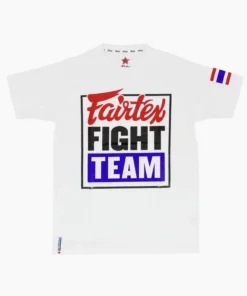 T-shirt Fairtex Équipe de Combat TST51 Blanc-bleu