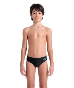 Bañador slip arena Feel para niño Shaking – Agua Negra