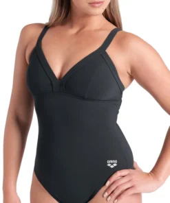 Bañador Shapewear arena para mujer Lara copa B – Gris Noche