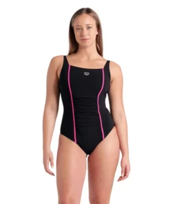 Bañador Shapewear arena para mujer Amelia copa B – Negro/Hada