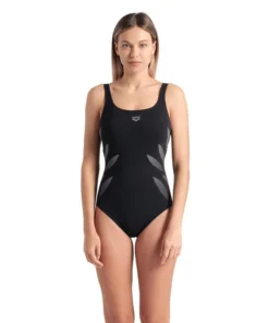 Bañador Shapewear arena para mujer Milena copa B – Negro