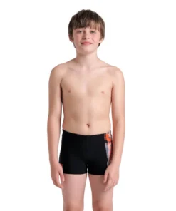 Bañador short arena Feel para niño Light Tricks – Negro/Multi