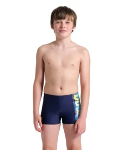 Bañador short arena Feel para niño Light Tricks – Marino/Multi