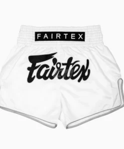 Shorts de kick-thai Fairtex BS1935B Tempête Blanche