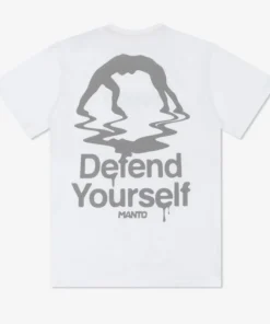 T-shirt Manto Drip blanc