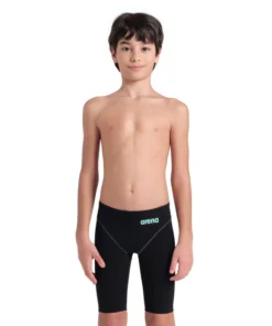 BAÑADOR POWERSKIN IMPULSO JAMMER JR para niño – Negro/Verde Azulado