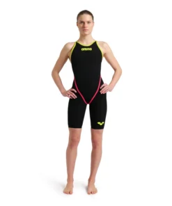 Bañador Arena Powerskin para mujer Carbon-Core FX One Piece Negro/Fluor
