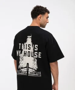 T-shirt Boxraw C’est Ma Maison Oversize