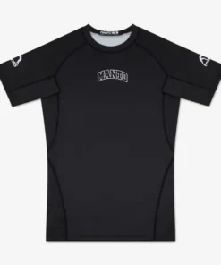 Rashguard Manto Ranked 25 manches courtes Noir