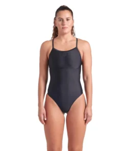 Bañador con sostén arena Feel para mujer Solid Lightdrop Back Negro – Negro