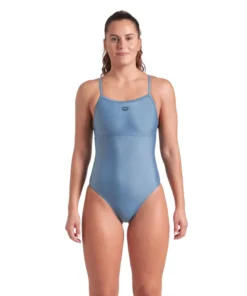 Bañador con sostén arena Feel para mujer Solid Lightdrop Back Gris Piedra