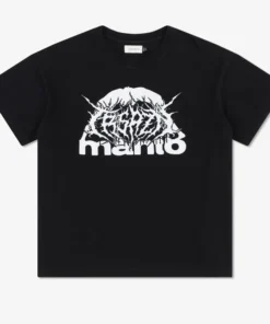 T-shirt oversize Manto Treasure Zone Noir