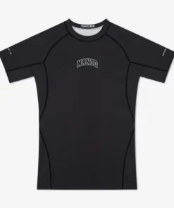 Rashguard Manto Varsity manches courtes Noir