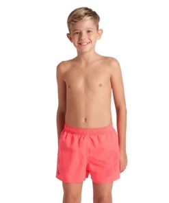 Bañador short arena para niño Logo R Coral Calipso
