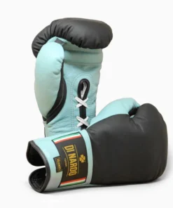 Gants de boxe Di Nardo avec lacets 14 Oz Noir-eau