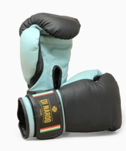 Gants de boxe Di Nardo avec velcro 14 Oz Noir-eau