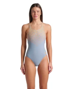 Bañador arena Feel para mujer Kikko V Back Espuma De Mar – Loro