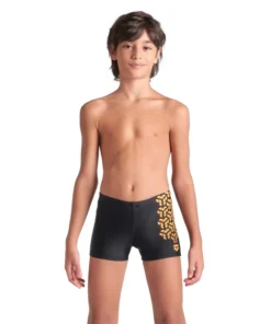 Bañador short arena Feel para niño Kikko V Negro – Loro