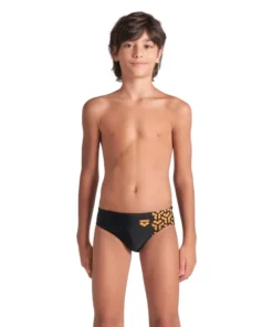 Bañador slip arena Feel para niño Kikko V Negro – Loro