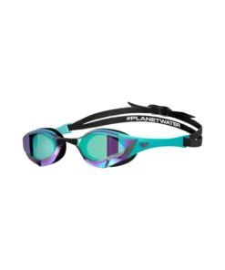 Gafas de natación para competición arena unisex Cobra Edge Swipe Mirror Esmeralda – Pavo Real