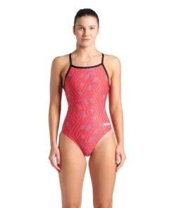 Bañador arena Performance para mujer Escape Lightdrop Back Negro – Team