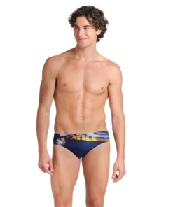 Bañador slip arena Performance para hombre Dreamline Marino – Multi