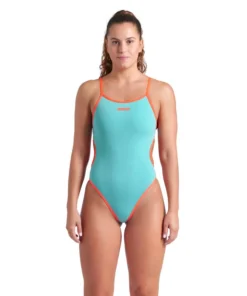 Bañador arena Performance para mujer Solid Reversible Challenge Back Agua – Ciruela