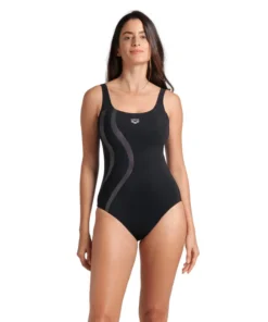 Bañador Shapewear arena para mujer Ginevra Negro
