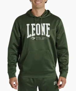 Sweat Leone Logo à capuche ABX119 Vert