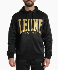 Sweat Leone DNA à capuche ABX721 Noir