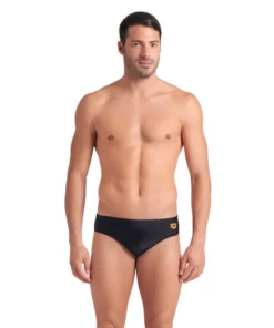 Bañador slip arena Feel para hombre Bright Glare Negro – Loro