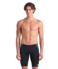 Bañador jammer arena Performance para hombre Monogram Negro – Salvia Oscuro