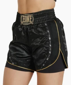 Shorts kick-femme thaïlandaise Leone Classic AB882 Noir