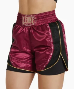 Shorts kick-thaï femme Leone Classic AB882 Violette