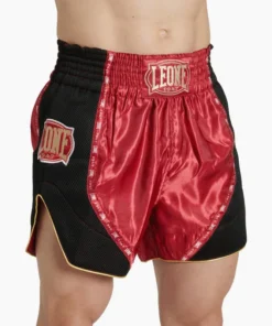 Shorts kick-thaï Leone Classic AB881 Rouge