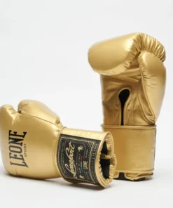 Gants de boxe Leone Sport Orlando Classico avec velcro Or