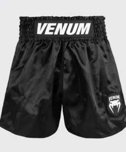 Shorts kick-thaï Venum Classic Evo Noir-blanc