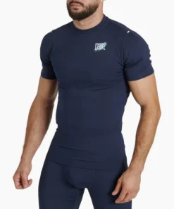 Rashguard Leone Primal Instinct AB917 manches courtes Bleu