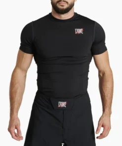 Rashguard Leone Primal Instinct AB917 manches courtes Noir