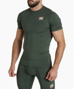 Rashguard Leone Primal Instinct AB917 manches courtes Vert
