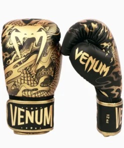 Gants de boxe Venum Vol du Dragon Noir-bronze