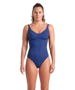 Bañador arena Performance para mujer Victoria U Back – Azul Marino