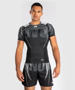 Rashguard Venum Adrenaline manches courtes Noir-gris
