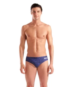 Bañador slip arena Performance Snakeskin para hombre – Team Marino